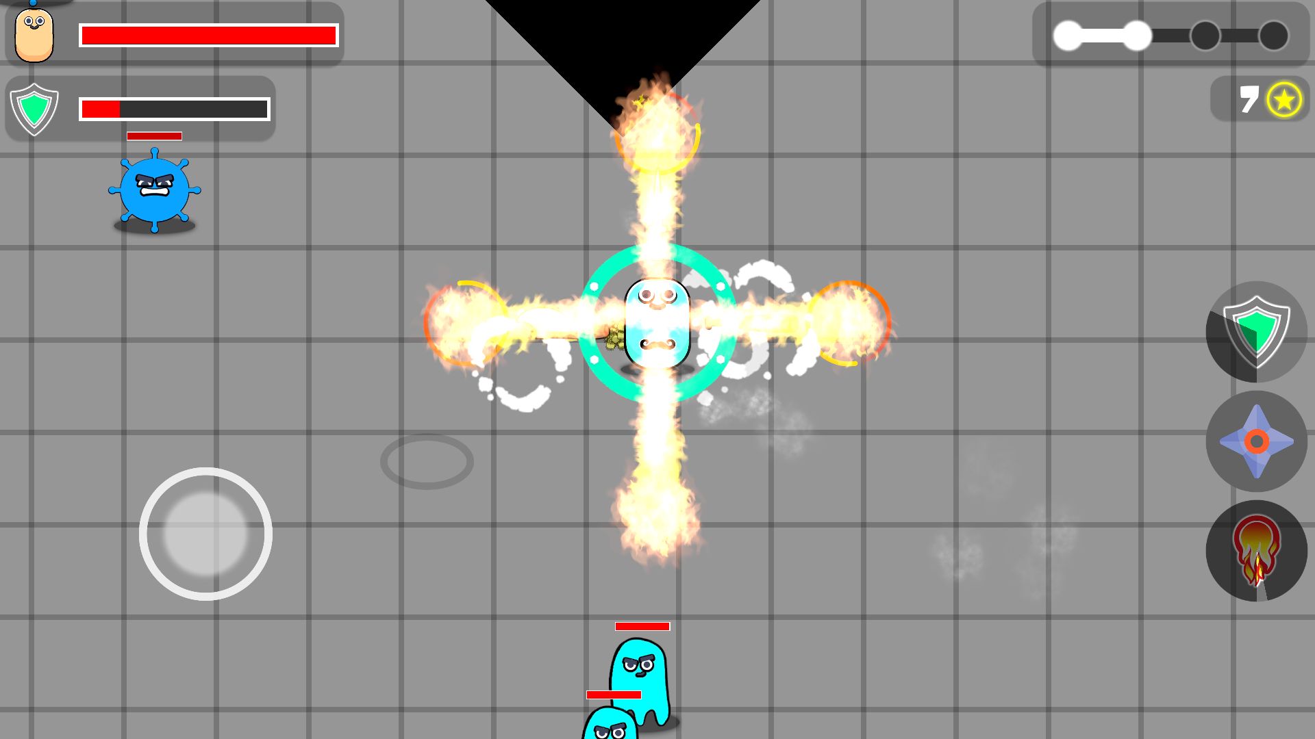 游戏模板：细菌防御者