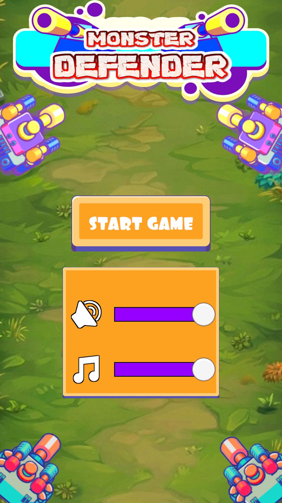 Game Template Monster Defender