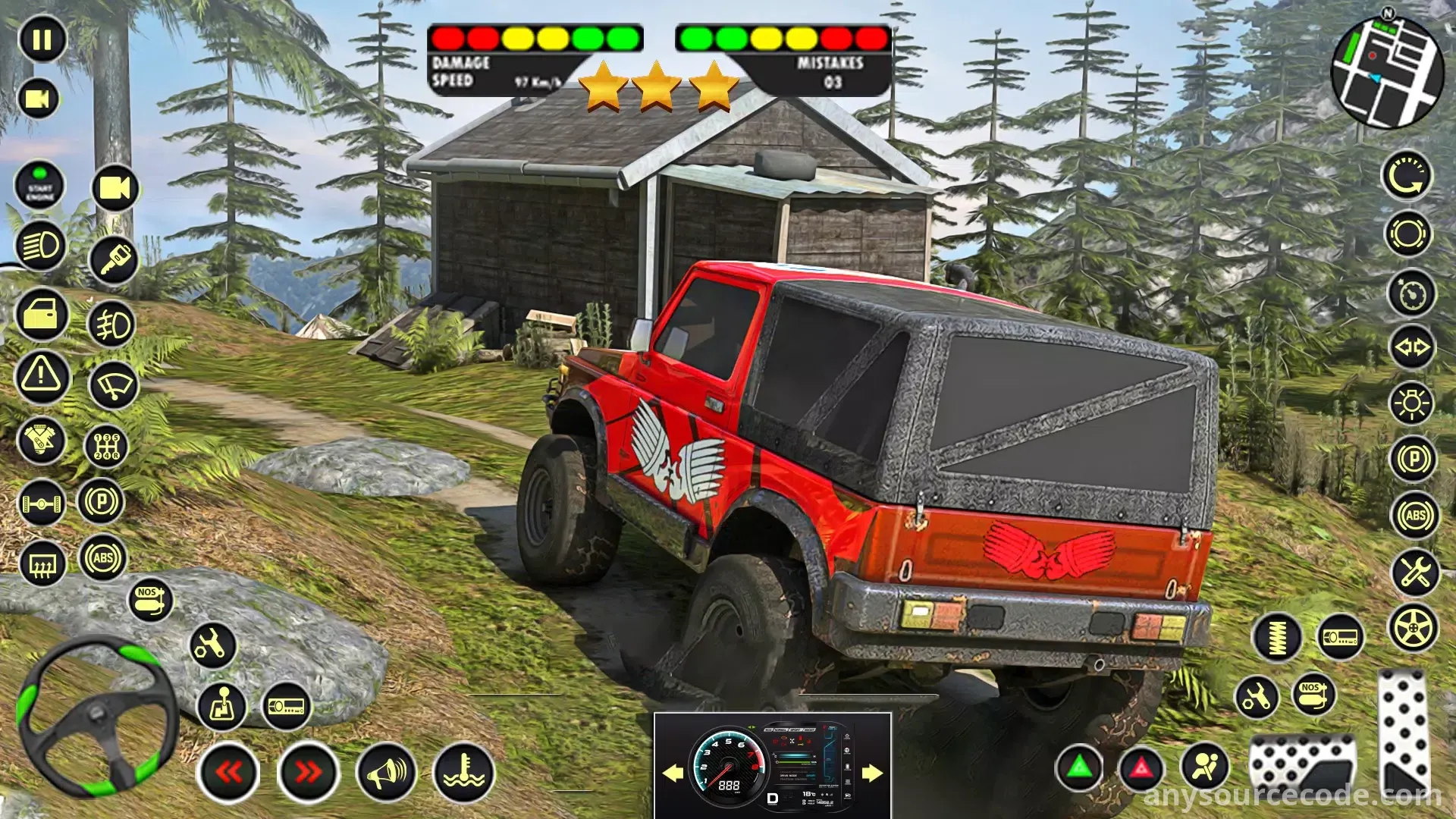 美国越野狂飙 - 3D 汽车驾驶