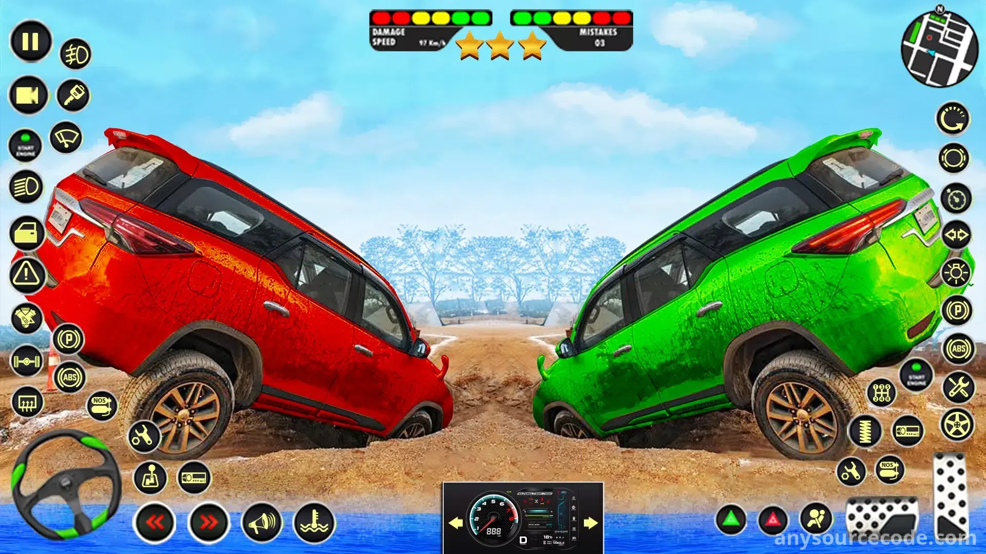 美国越野狂飙 - 3D 汽车驾驶