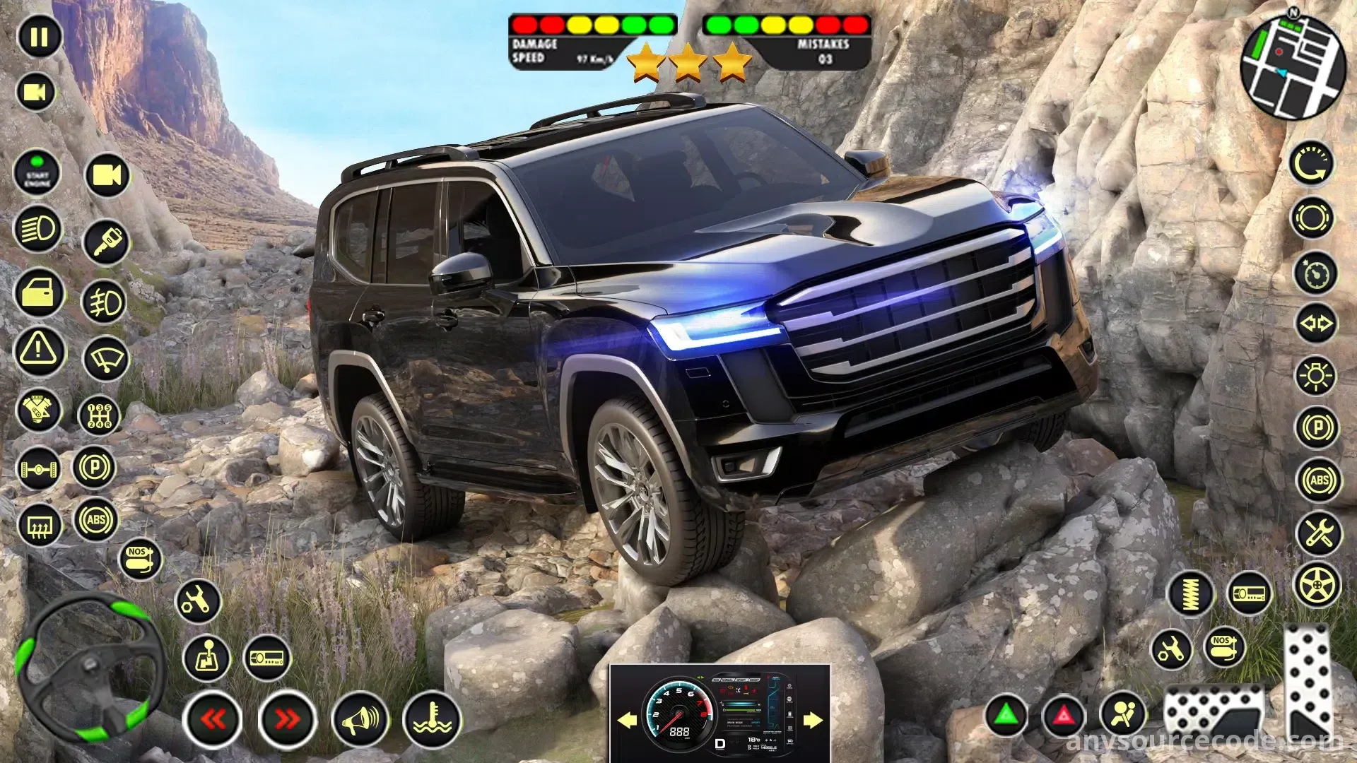 美国越野狂飙 - 3D 汽车驾驶