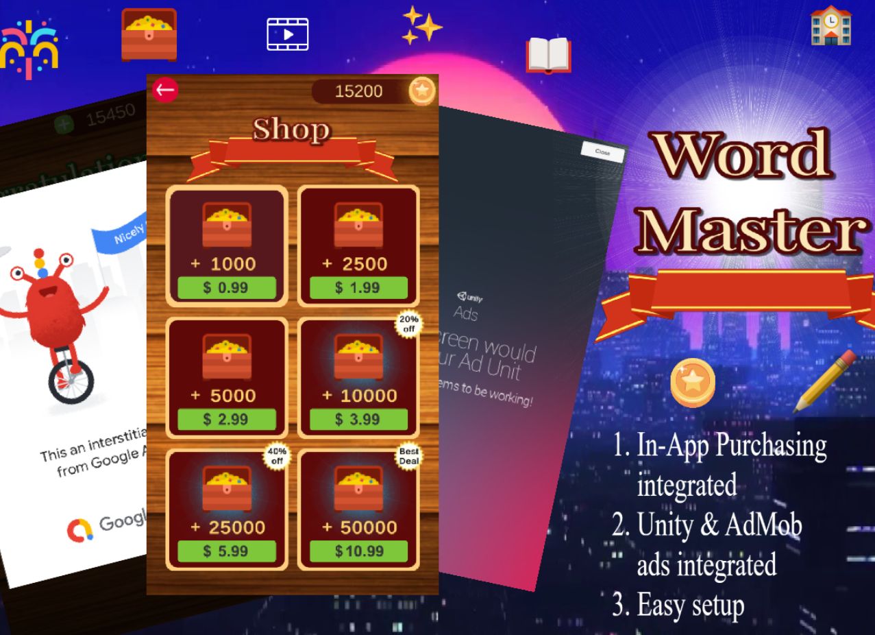 单词大师：完整单词游戏