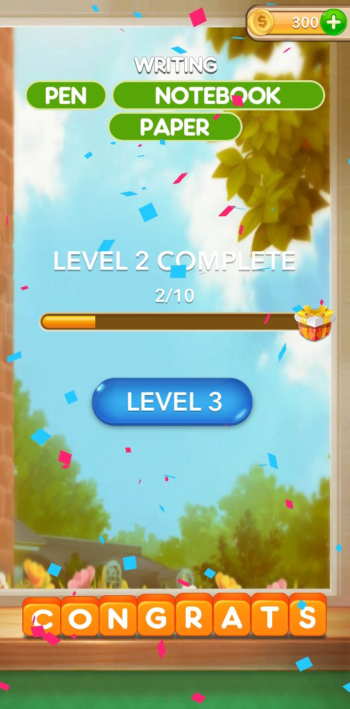 单词方块填字谜题