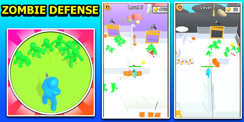3D僵尸防御游戏