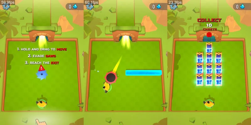 Saw Escape Infinity Game Template