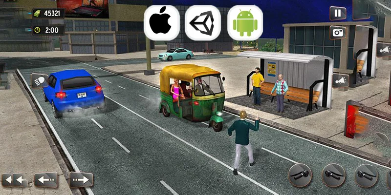 突突车人力车自动驾驶模拟器