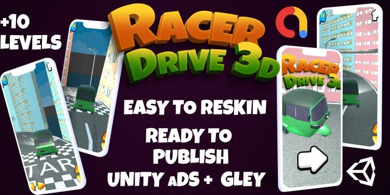 3D休闲赛车驾驶手游