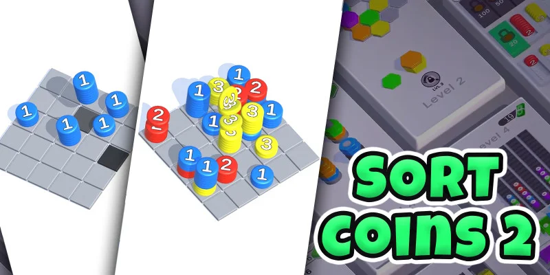 《排序硬币2：超休闲益智游戏》