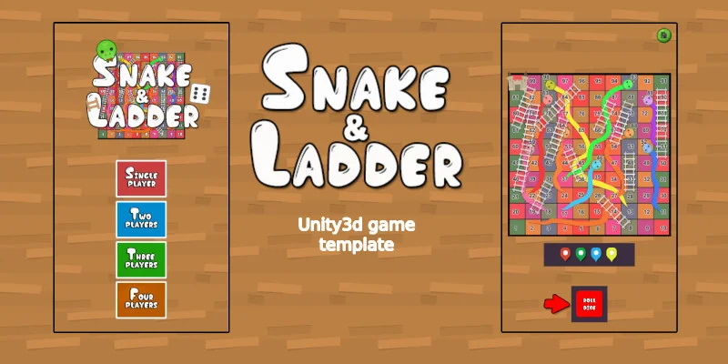 蛇梯棋Unity3D游戏模板