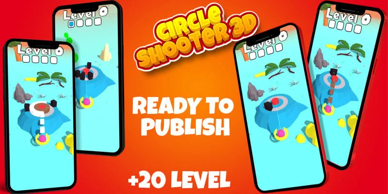 3D休闲射击圆环游戏