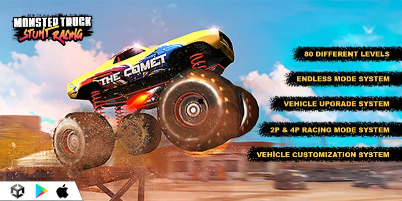 怪物卡车特技赛车