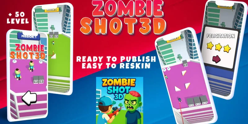 3D僵尸射击超休闲手游