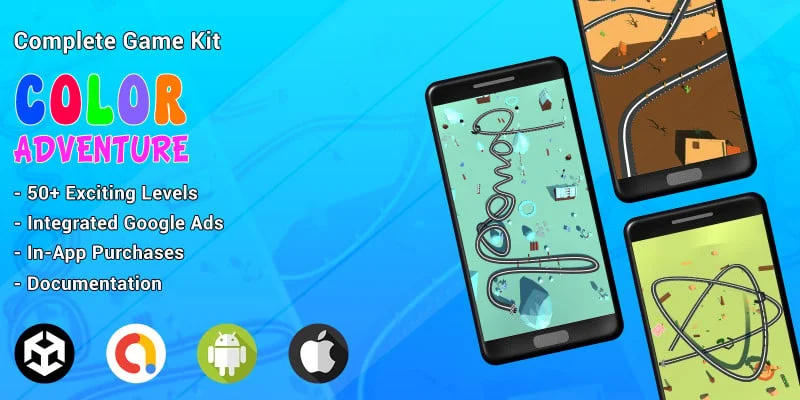 彩色冒险游戏模板