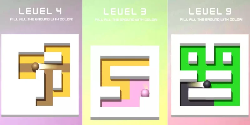 3D飞碟UFO涂色游戏