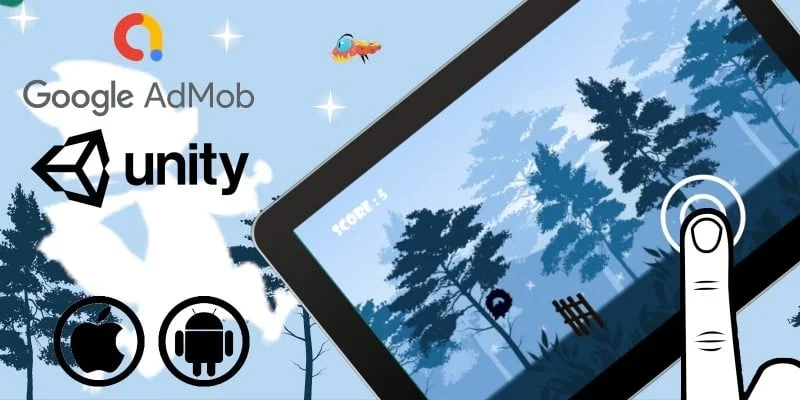 带Admob广告的浣熊奔跑者