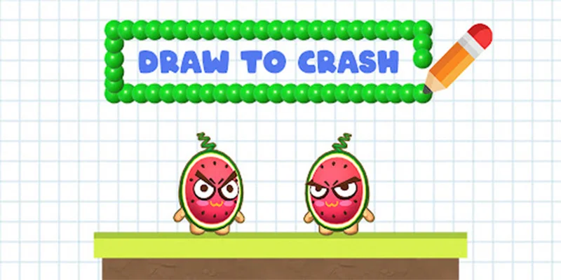 绘制撞碎西瓜模板