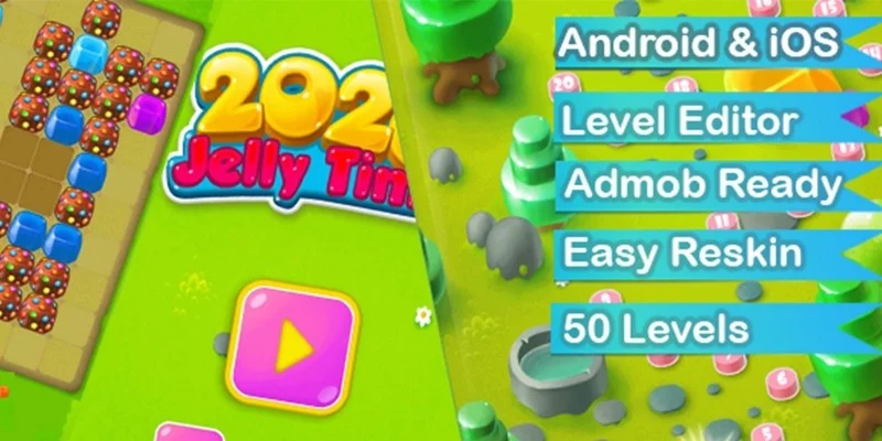 方块果冻益智游戏