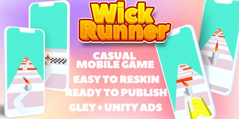 火柴人跑酷者（注：“Wick”常见可理解为“灯芯”，在一些游戏里可能会指代火柴人形象，“Runner”是“奔跑者”之意，这里结合常见游戏命名习惯优化为“火柴人跑酷者” ，若有特定背景可按需调整）