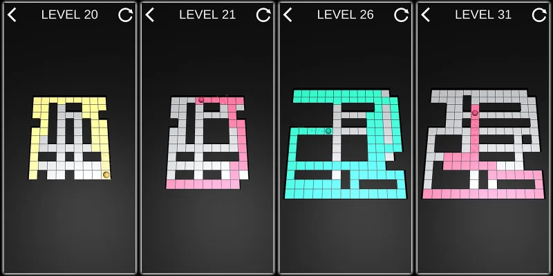 带Admob广告的彩色滑动超休闲游戏