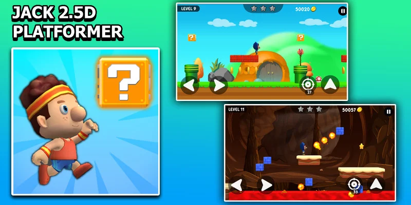 杰克平台跳跃游戏