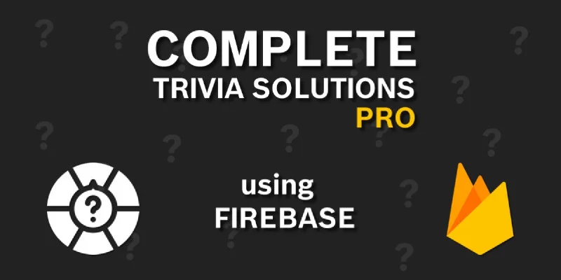 Firebase专业问答游戏模板
