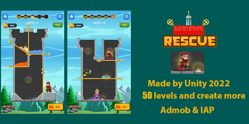 英雄救援冒险解谜游戏