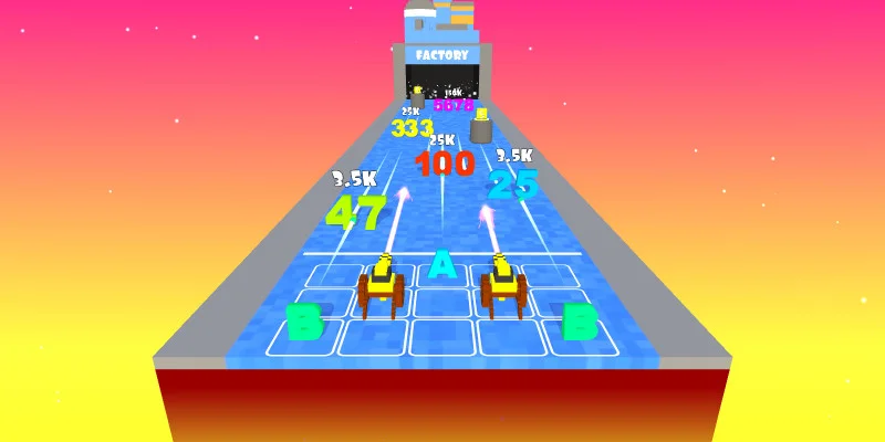 数字攻击游戏模板