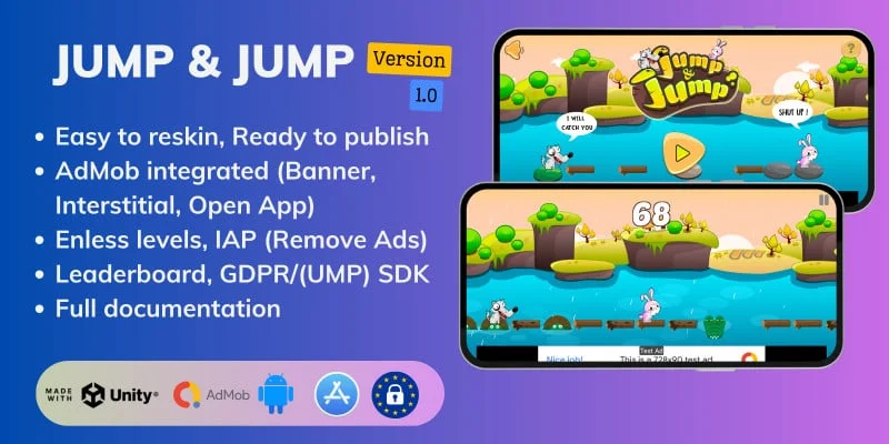 无尽平台跳跃冒险