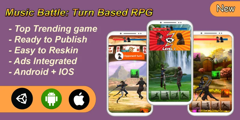 音乐回合制角色扮演战斗游戏