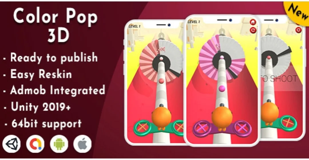 彩色泡泡3D超休闲游戏